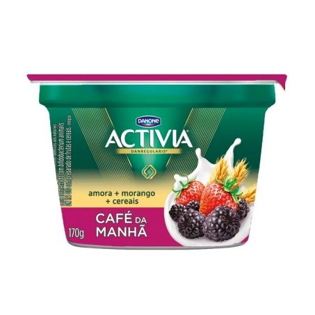 Leite ferm activia 170g amora/mor/cer