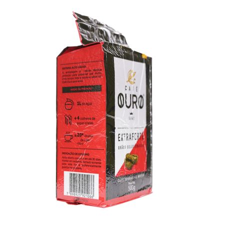 CAFÉ PÓ OURO EXTRA FORTE VÁCUO 500G 360-50