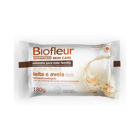 SABONETE BARRA HID LTE/AVEIA BIOFLEUR 180G