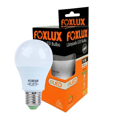 Lampada led bulbo 9w foxlux