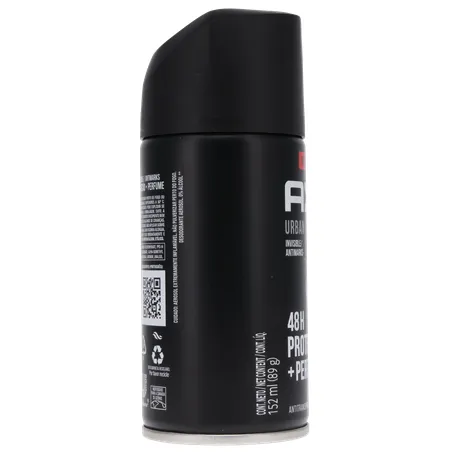 DESODORANTE AEROSSOL AXE 48H URBAN
150ML 360-3