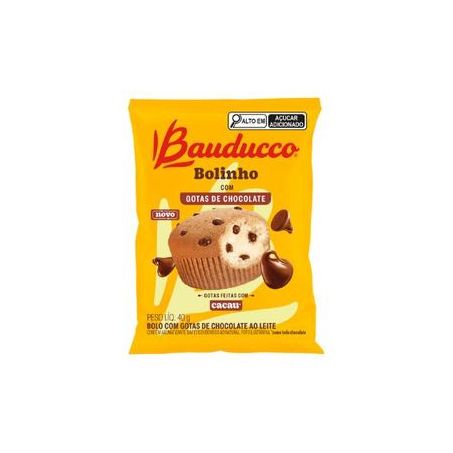 Bolinho Bauducco Com Gotas de Chocolate Ao Leite 40g