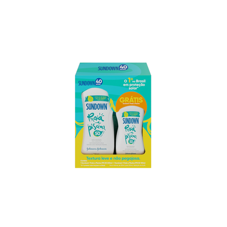 Kit Protetor Solar Sundown F50 200mlgts