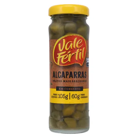 Alcaparras Vale Fértil Conserva Vidro 60g 
  360-0