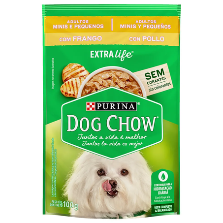 DOG CHOW MINI/PEQUENOS FRANGO 100G