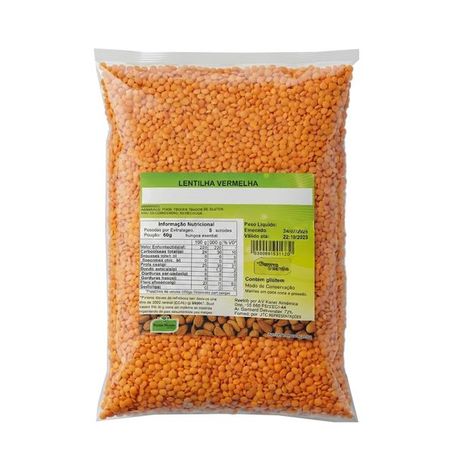 LENTILHA VERMELHA 1KG