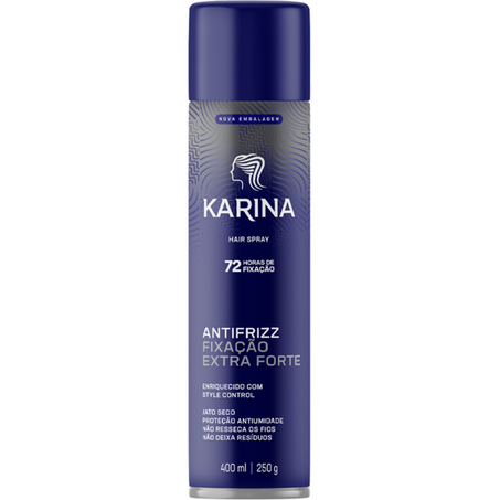 FIXADOR CABELO KARINA EXTRA FORTE 400ML