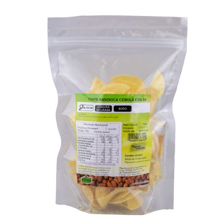 CHIPS DE MANDIOCA CEBOLA E SALSA 100G