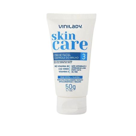 Creme facial vini lady controle de brilho 50g