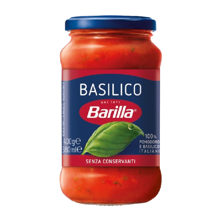Molho basilico barilla 400g