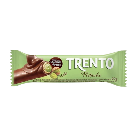 CHOCOLATE WAFER TRAD TRENTO PISTACHE 29 G         