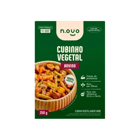 CUBINHOS VEGETAIS 250G  N.OVO