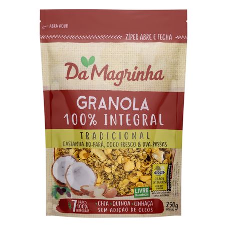 GRANOLA TRADICIONAL DA MAGRINHA 7 GRÃOS
