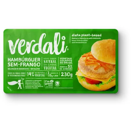 HAMBÚRGUER SEM-FRANGO 230G - VERDALLI