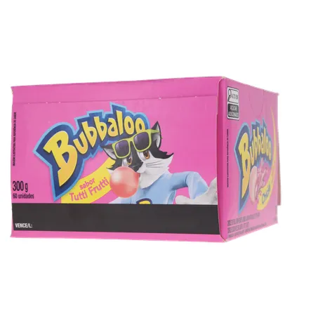 Chicle Bubbaloo Tutti Frutti 60 Unidades 5g 360-29