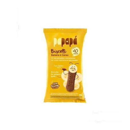 Biscoito Papapá Banana e Cacau 60g