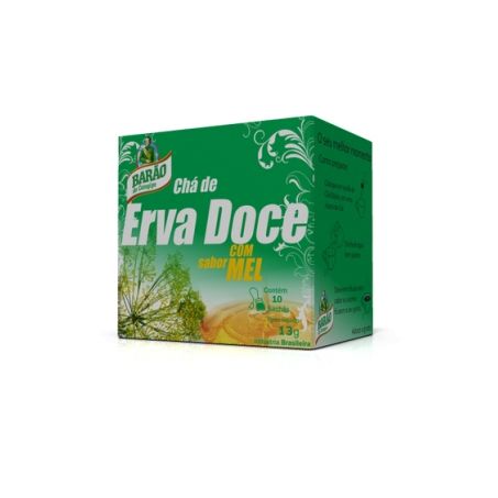 Barão Chá Erva Doce E Mel 13G 10 Sachês