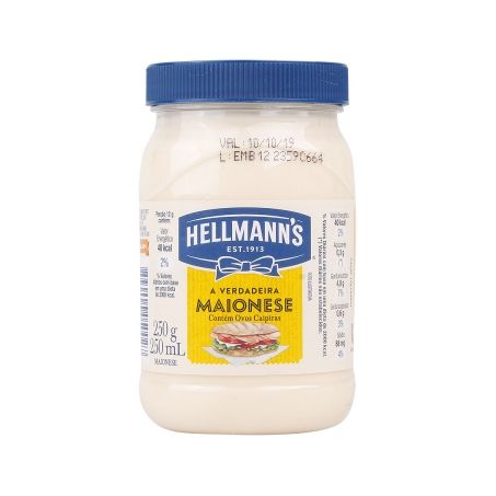 Maionese hellmanns pet 250gr 3177