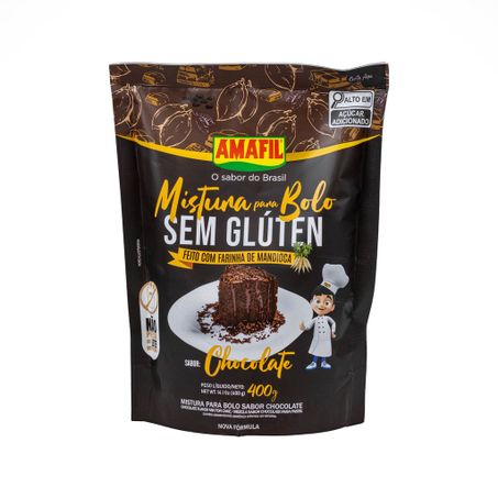 MISTURA PARA BOLO DE CHOCOLATE 400G AMAFIL