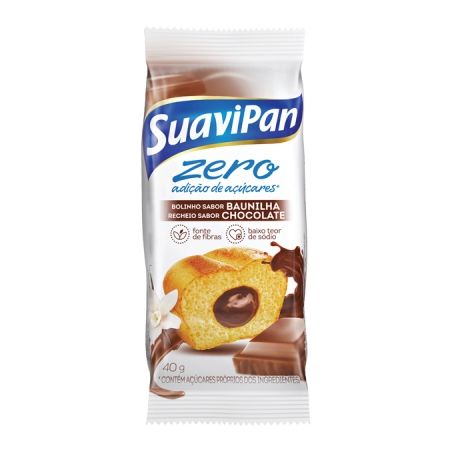 BOLINHO LIGHT SUAVIPAN BAUNILHA/CHOC 40G