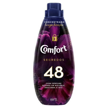 Amaciante concentrado 48 segredos comfort 1l