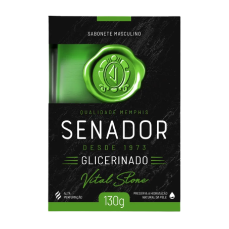 SABONETE SENADOR GLICERINADO 130G VITAL STONE