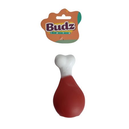 Brinquedo pet coxinha assada vinil.