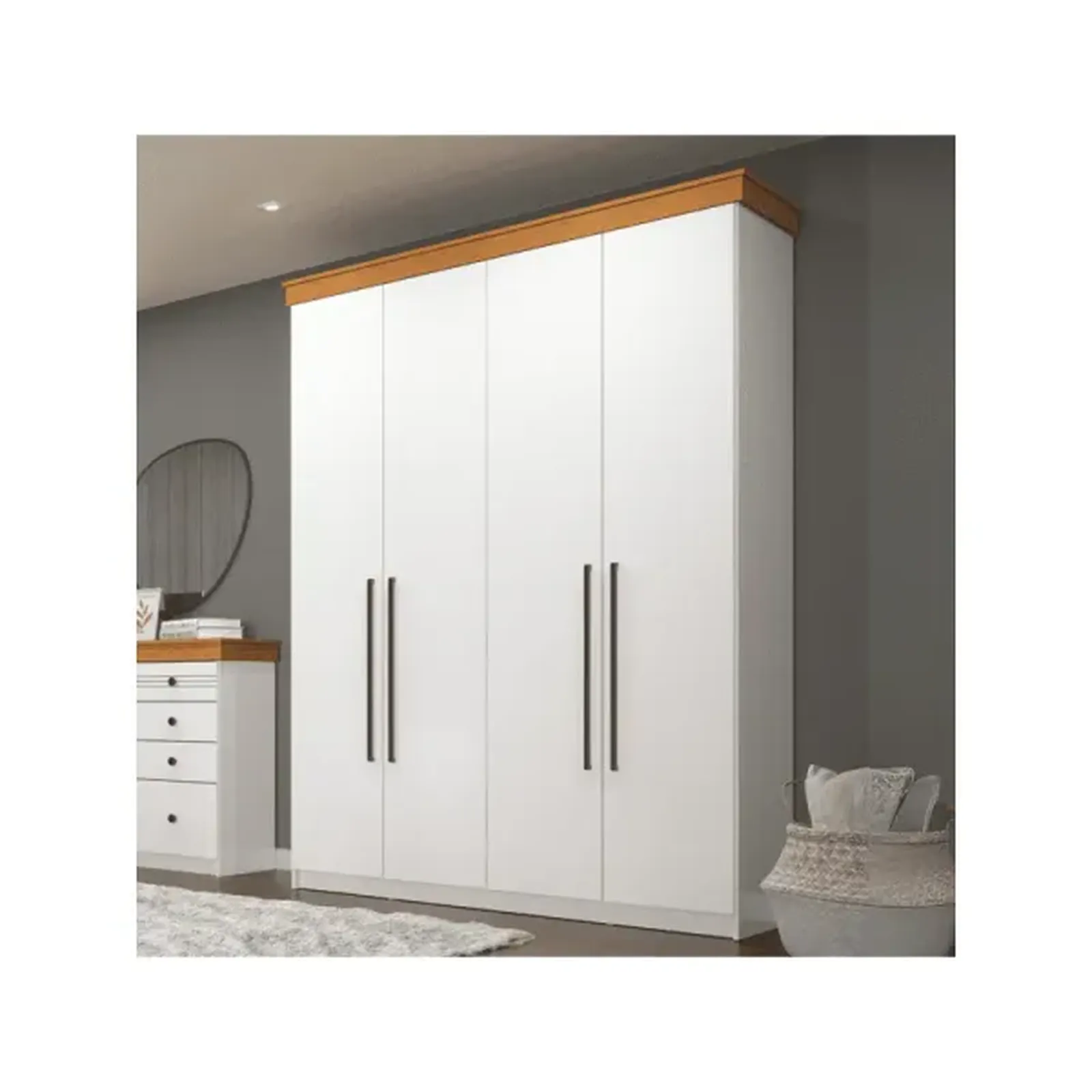 PRIMAVERA ROUPEIRO 4P/2G LONDON BRANCO LON1342