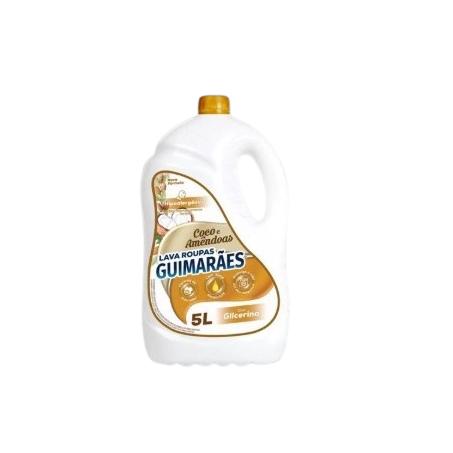 Lava roupas líquido guimarães coco e amêndoa galão 5l