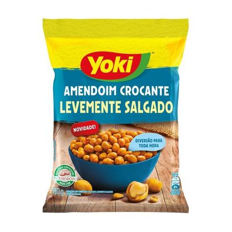 Amendoim Crocante Levemente Salgado Yoki 150G