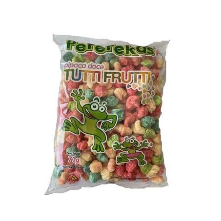 Pipoca doce pererekas tutti frutti 71g
