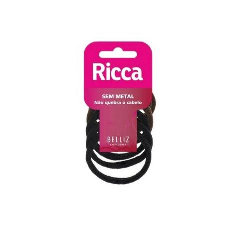 Elástico Cabelo Ricca S/Metal 2Mm