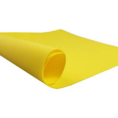 Esc placa e.v.a amarelo 40x60cm un