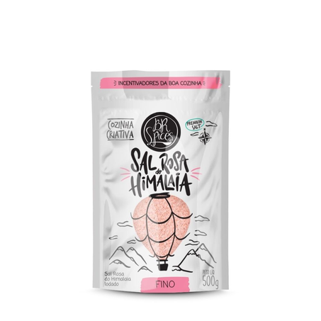 Sal Rosa do Himalaia Fino BR Spices Sache 500g