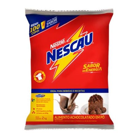Achocolatado Em Pó Nescau Sachê 2kg