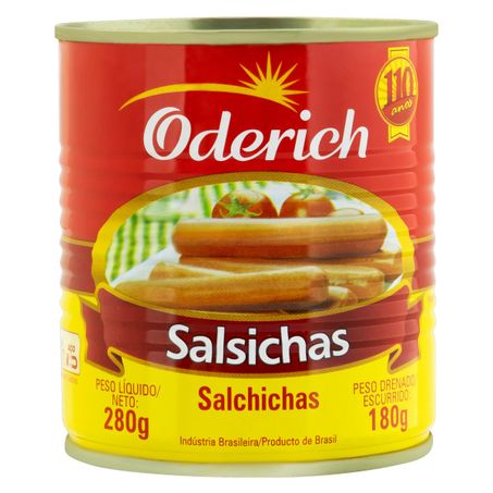 Salsichas em conserva oderich