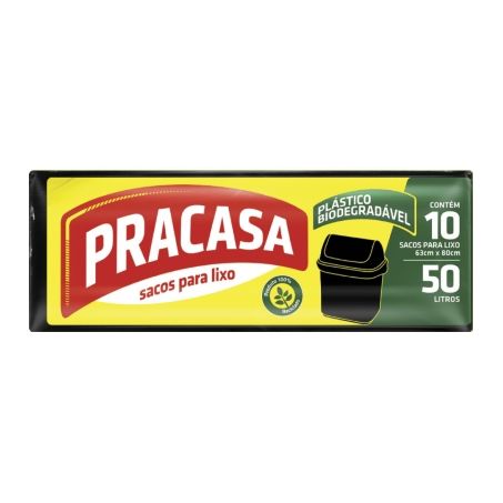 Saco para lixo p.casa biod.rolo 50lt