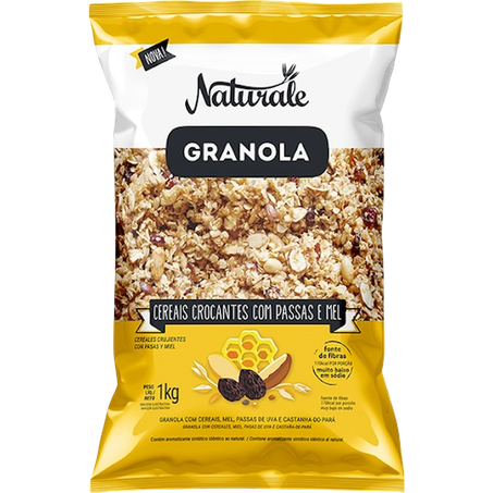 Granola naturale passas e mel 800g