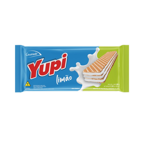 BISCOITO WAFER LIMAO YUPI 80G