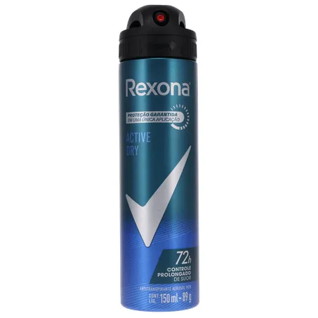 Desodorante Aerossol Rexona 90g - Masculino - Active Dry