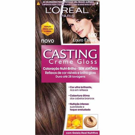 TINTURA CASTING CR GLOSS 600 LOURO ESCUR