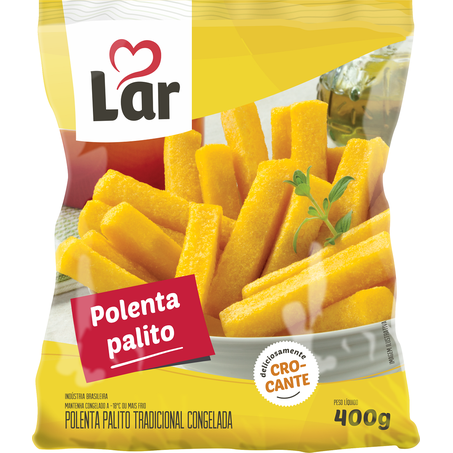 Polenta em pedacos lar pct 400g