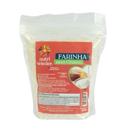 FARINHA DE ARROZ NUTRI E WIEDER SEM GLÚTEN 500G