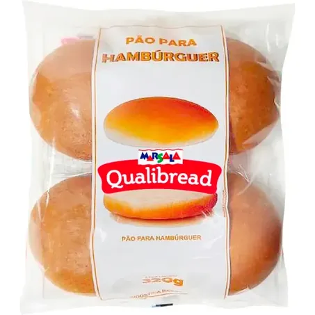 Pão de hambúrguer marsala qualibread 320g