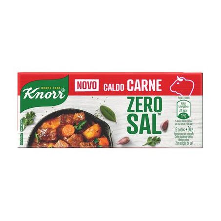Caldo knorr zero sal 96gr carne