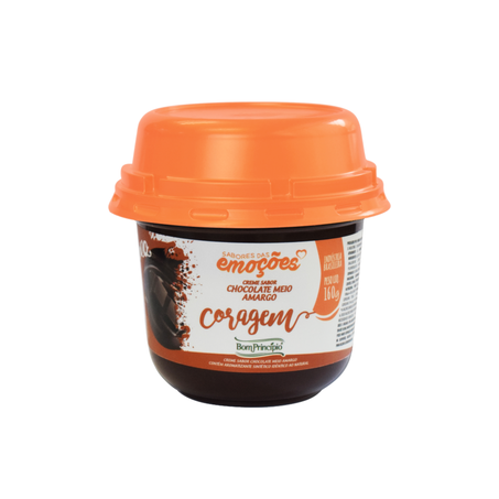 Creme Sabor Chocolate Meio Amargo Bom Princípio 160G