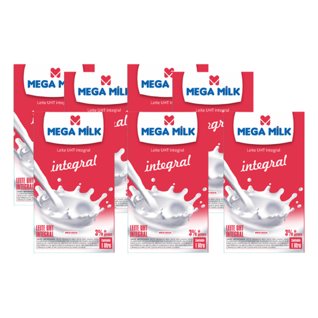 LEITE LV MEGA MILK 1LT INTEGRAL CX C/12