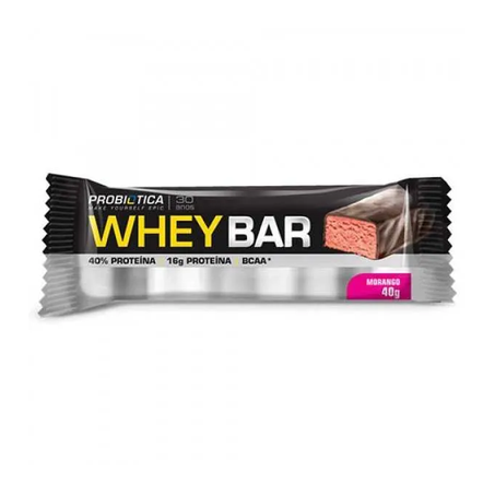 Barrinha Whey Bar 40g Morango
