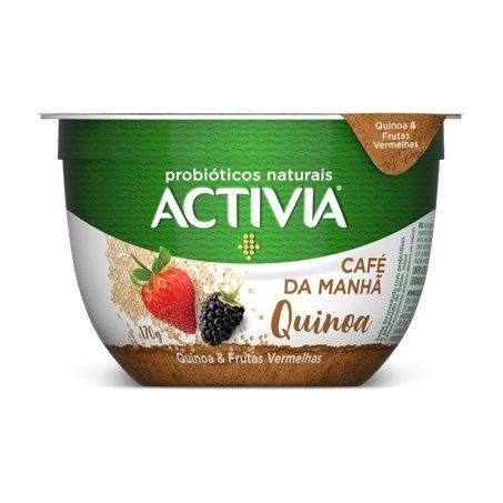 IOGURTE ACTIVIA CAFE DA MANHA QUINOA 170G