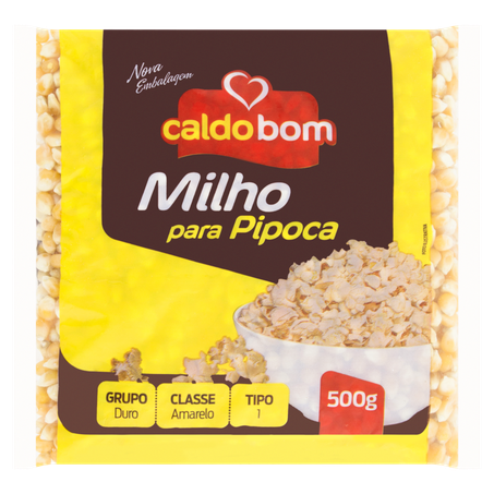 Pipoca Grao Caldo Bom 400g Importada